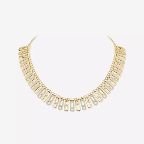 Messika  Move Iconica 18ct Yellow Gold 8ct Diamond Necklace