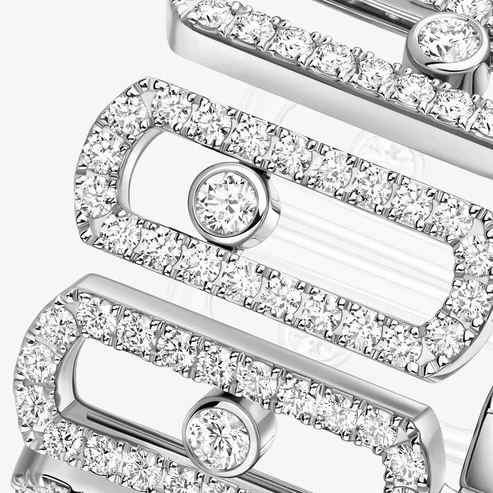 Messika Move Iconica Pav 18ct White Gold 1.40ct Diamond Ring