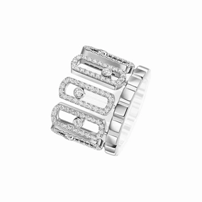Messika Move Iconica Pav 18ct White Gold 1.40ct Diamond Ring