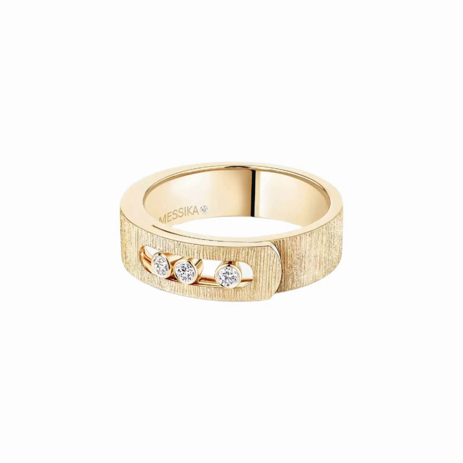 Messika Move Noa Cisel 18ct Yellow Gold 0.10ct Diamond Ring