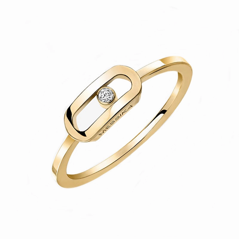 Messika Move Uno 18ct Yellow Gold Diamond Ring
