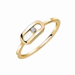 Messika Move Uno 18ct Yellow Gold Diamond Ring