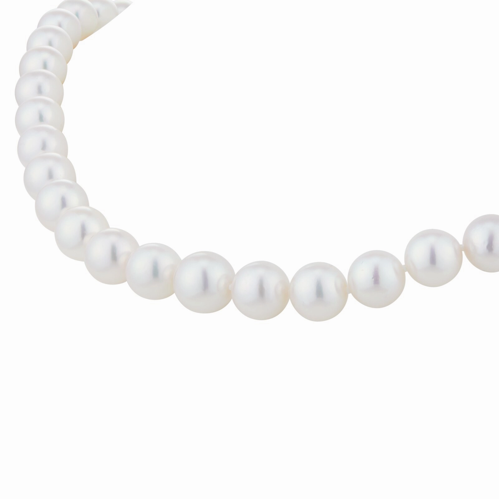 Mikimoto 18ct White Gold A1 9.0x7.0mm Pearl Graduated Necklace