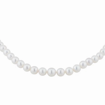 Mikimoto 18ct White Gold A1 9.0x7.0mm Pearl Graduated Necklace