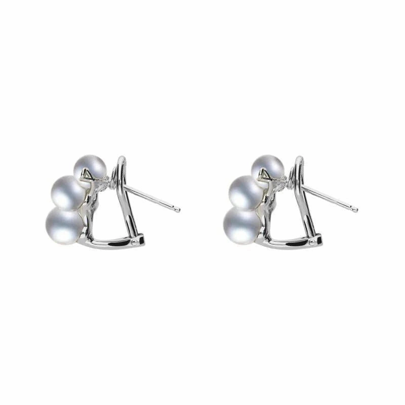 Mikimoto 18ct White Gold Diamond Akoya Pearl Three Piece Gift Set