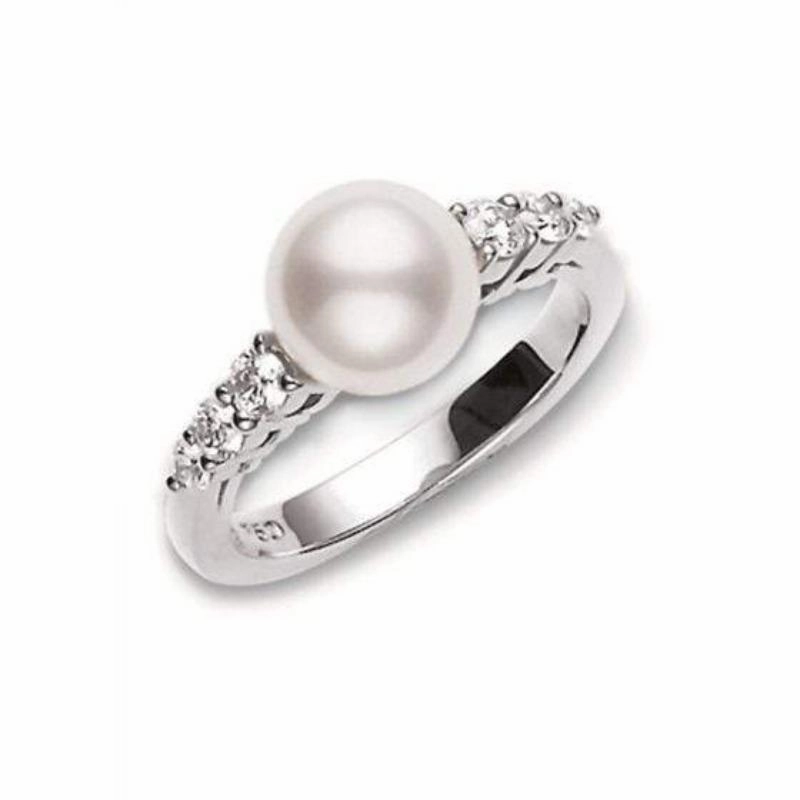 Mikimoto 18ct White Gold Diamond Akoya Pearl Three Piece Gift Set