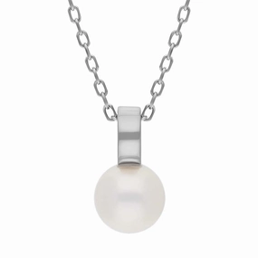 Mikimoto Classic 18ct White Gold White Akoya Pearl Necklace