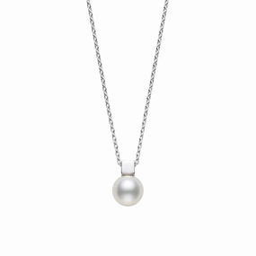 Mikimoto Classic 18ct White Gold White Akoya Pearl Necklace