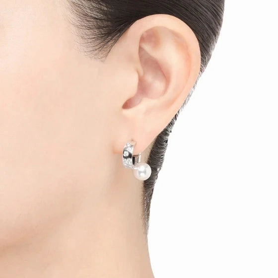 Mikimoto Universe Elements 18ct White Gold Akoya Cultured Pearl Earrings
