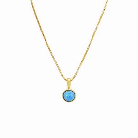 Necklace - 6mm Round Opalite