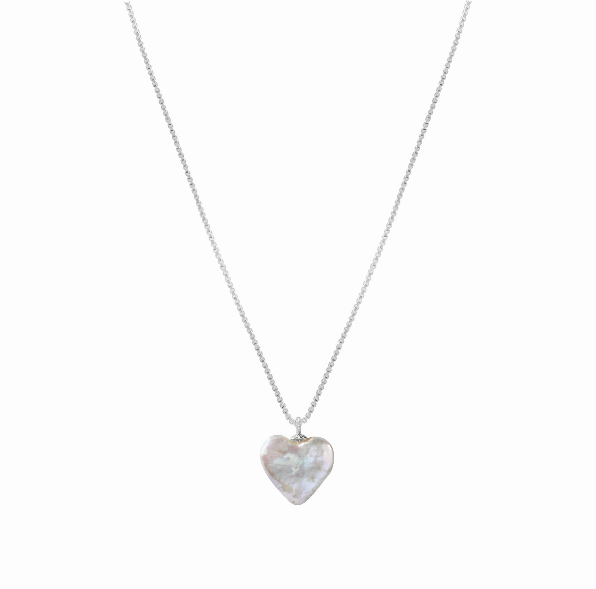 Necklace - Heart of Pearl Necklace - 2 colours available