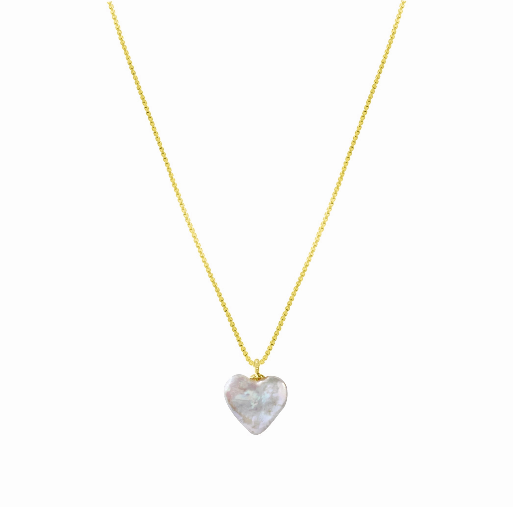 Necklace - Heart of Pearl Necklace - 2 colours available