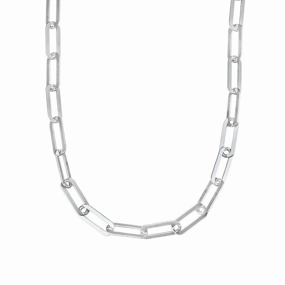 Necklace-  Long Paperclip Chain
