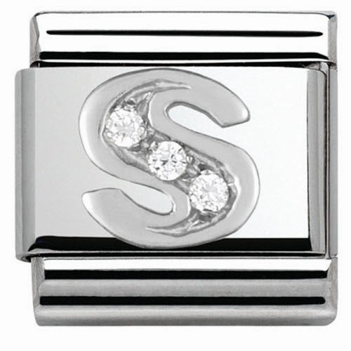 Nomination Charm Composable Classic Alphabet S Steel