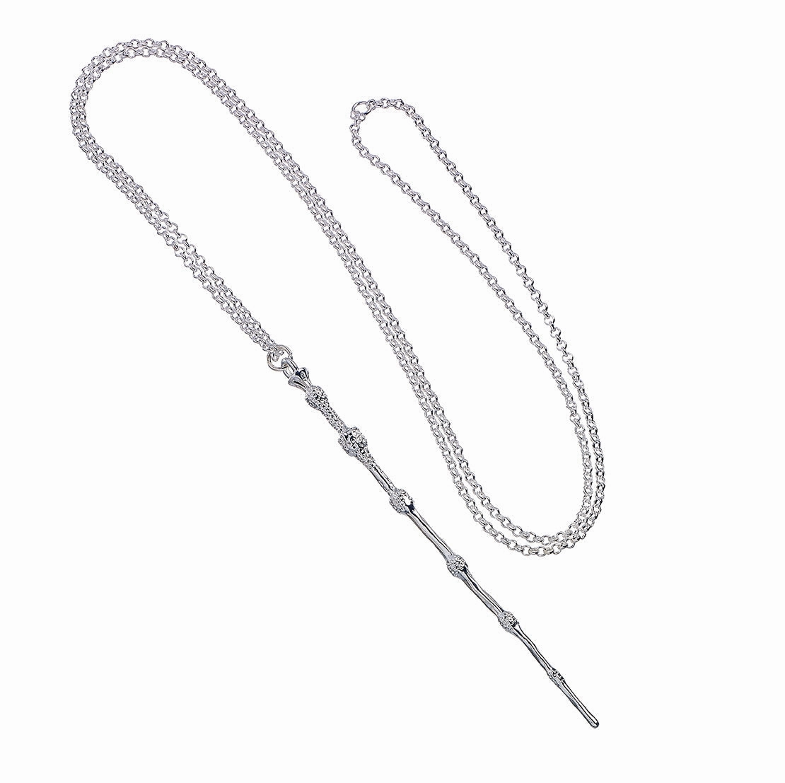 Official Harry Potter Sterling Silver Professor Dumbledore Wand Necklace