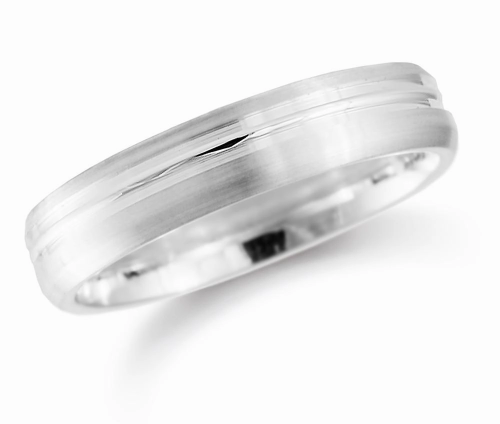 Palladium 5mm Polished Wedding Ring
