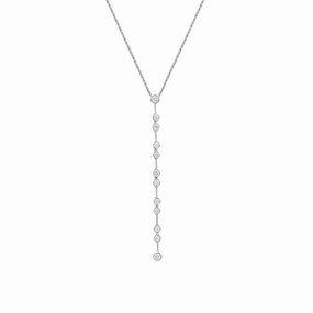 Picchiotti 18ct White Gold 1.73ct Diamond Drop Necklace D
