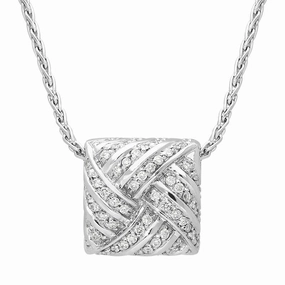 Picchiotti 18ct White Gold Diamond Necklace D