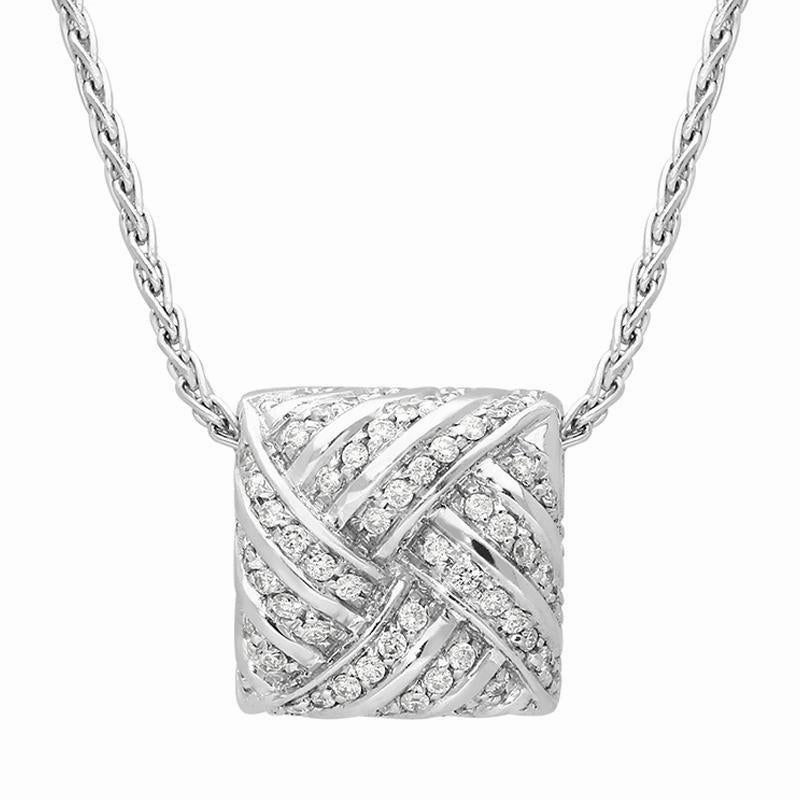 Picchiotti 18ct White Gold Diamond Necklace D