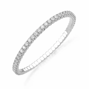 Picchiotti Xpandable 18ct White Gold 5.88ct Diamond Tennis Bracelet