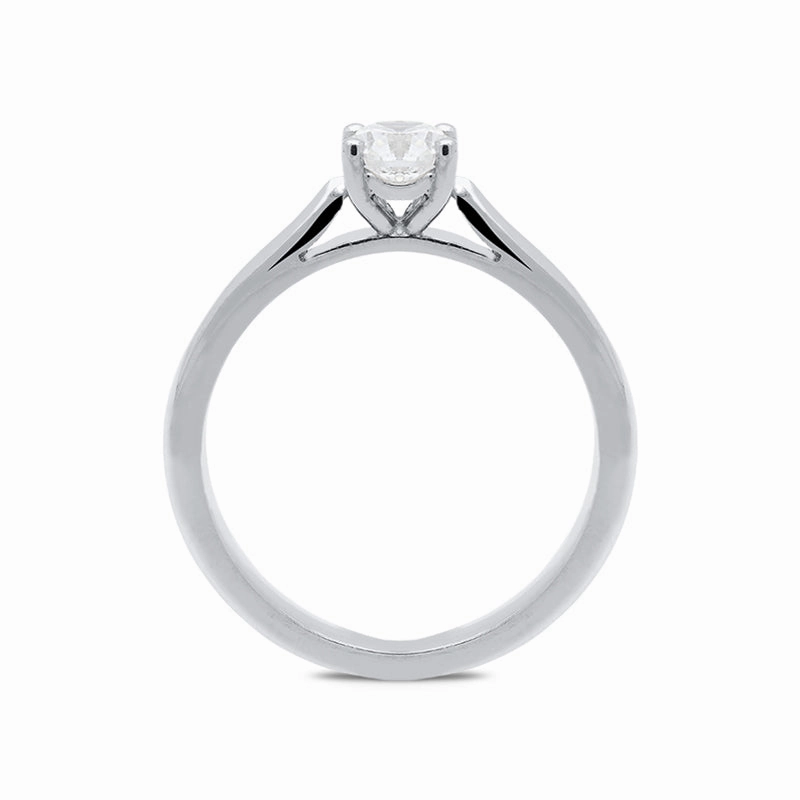 Platinum 0.40ct Diamond Brilliant Cut Solitaire Ring