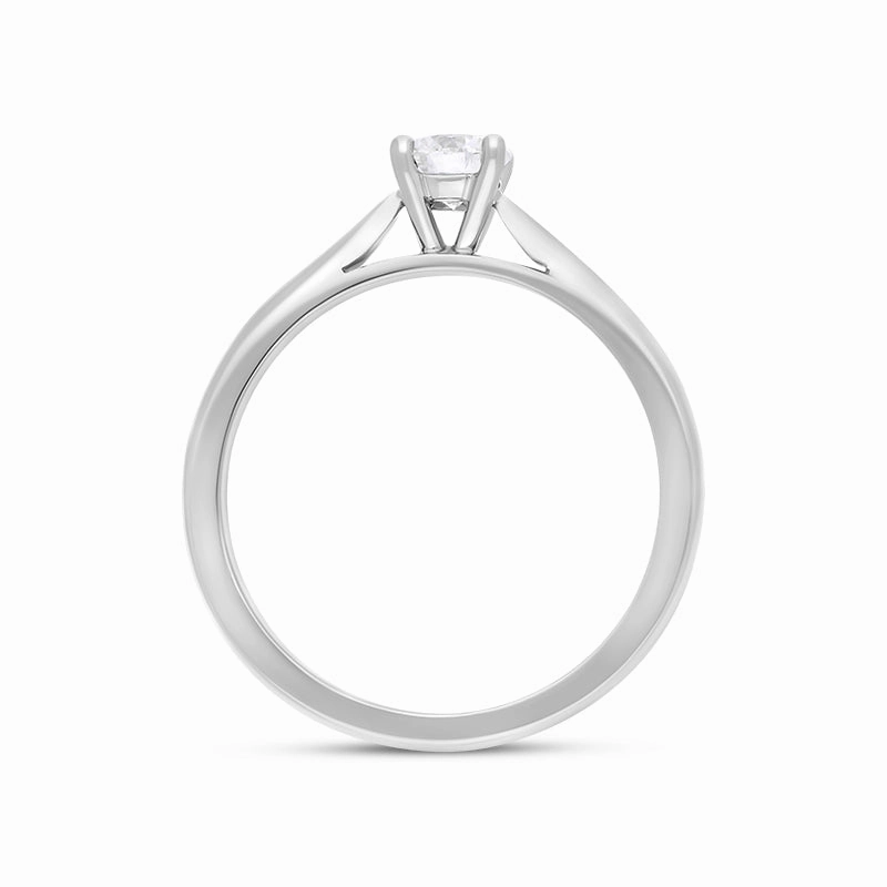 Platinum 0.40ct Diamond Solitaire Ring