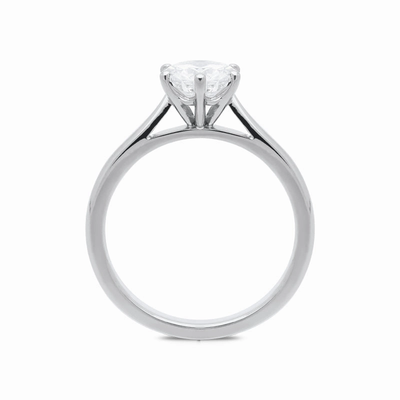 Platinum 1.13ct Diamond Brilliant Cut Solitaire Ring