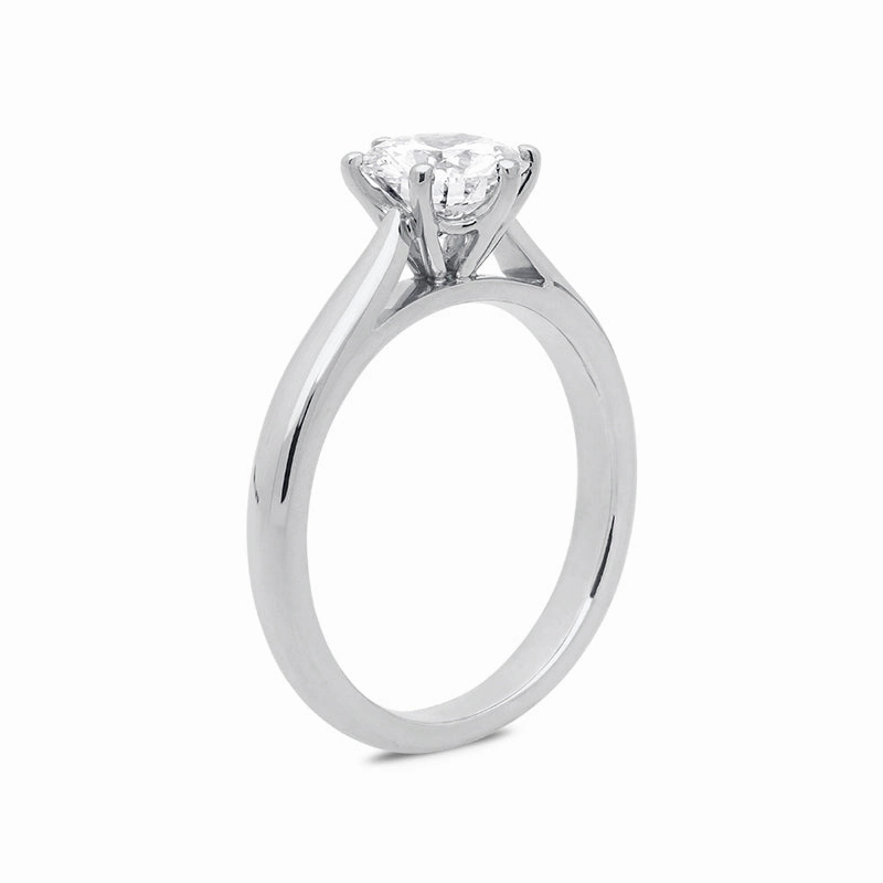 Platinum 1.13ct Diamond Brilliant Cut Solitaire Ring