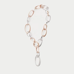 Ponte Vecchio 18ct Yellow And White Gold 1.37ct Diamond Chain Necklace