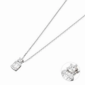 Ponte Vecchio Benvenuto 18ct White Gold 0.21ct Diamond Necklace