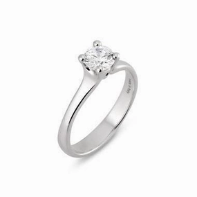 Ponte Vecchio Love Promise 18ct White Gold 0.50ct Diamond Solitaire Ring