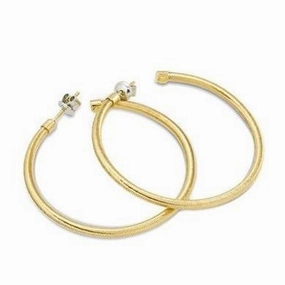 Ponte Vecchio Nobile 18ct Yellow Gold Large Hoop Earrings