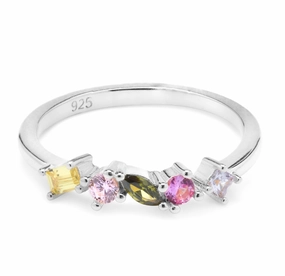 Ring - Multicoloured CZ