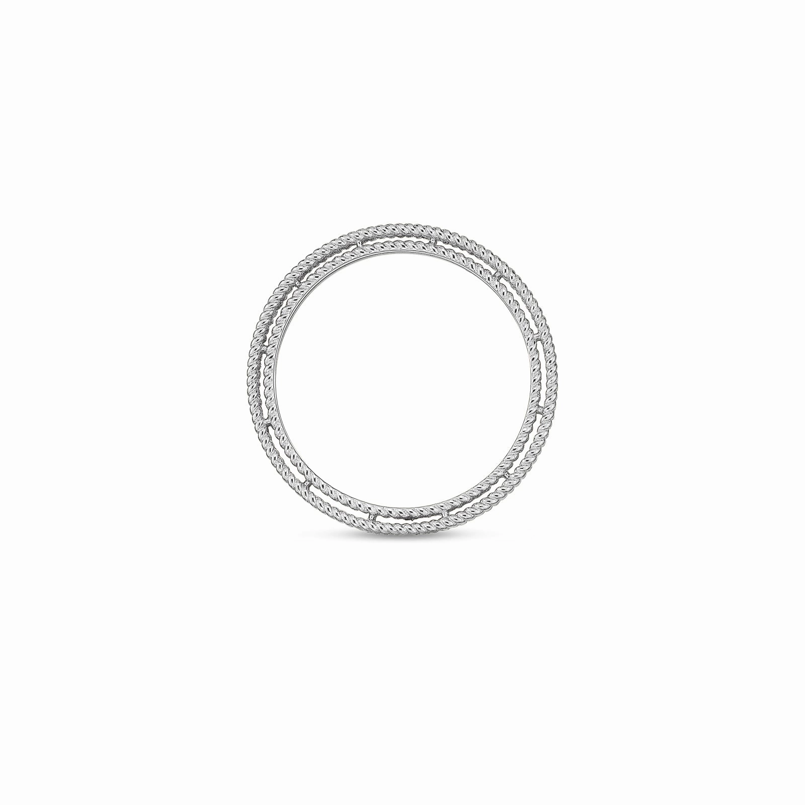 Roberto Coin Diamond Princess 18ct White Gold 0.43ct Diamond Ring D