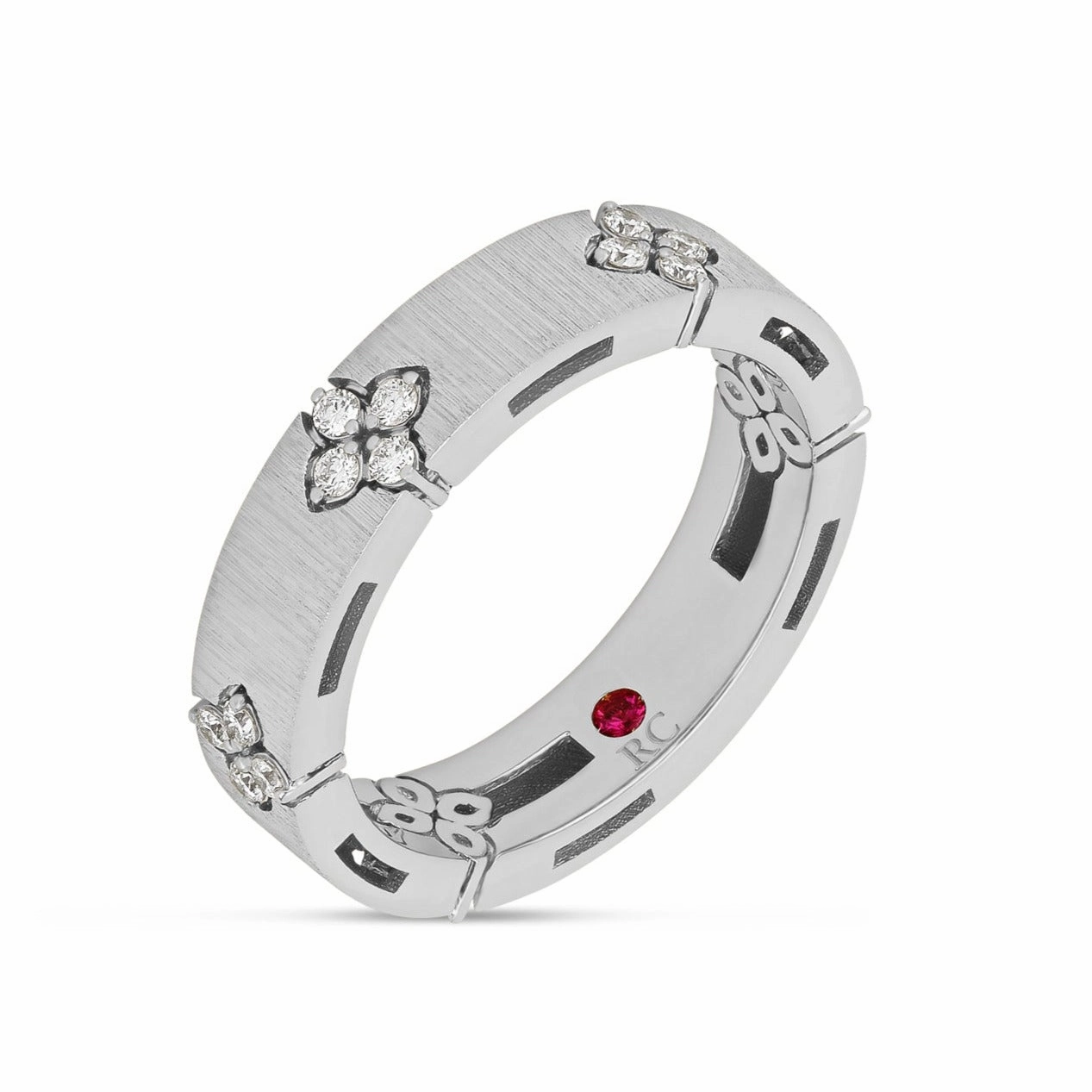 Roberto Coin Love in Verona 18ct White Gold Diamond Ring
