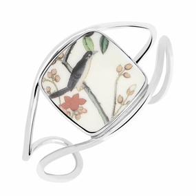 Royal Crown Derby Chatsworth Creme Cushion Bangle D