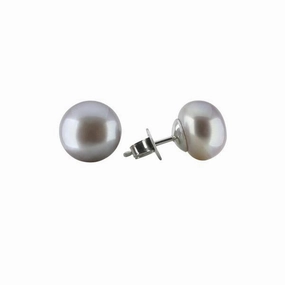 Schoeffel 18ct White Gold Freshwater Pearl 10-11mm Stud Earrings