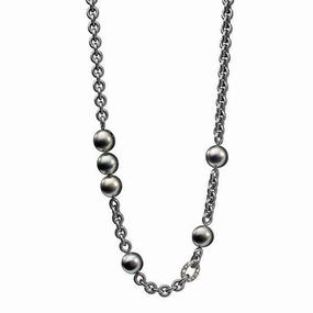 Schoeffel Catwalk Sterling Silver Diamond Pearl Necklace D
