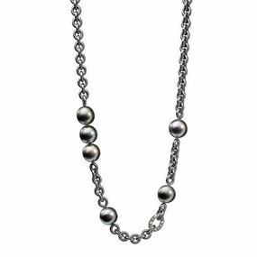 Schoeffel Catwalk Sterling Silver Diamond Pearl Necklace D