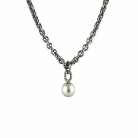 Schoeffel Catwalk Sterling Silver Pearl Diamond Necklace