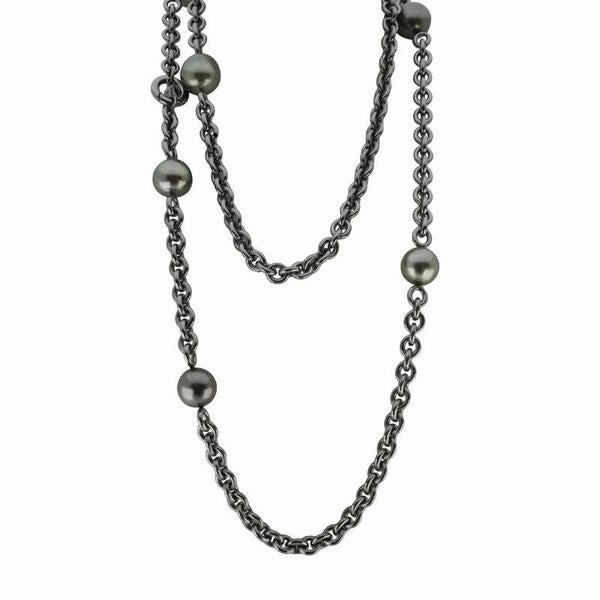 Schoeffel Catwalk Sterling Silver Pearl Necklace