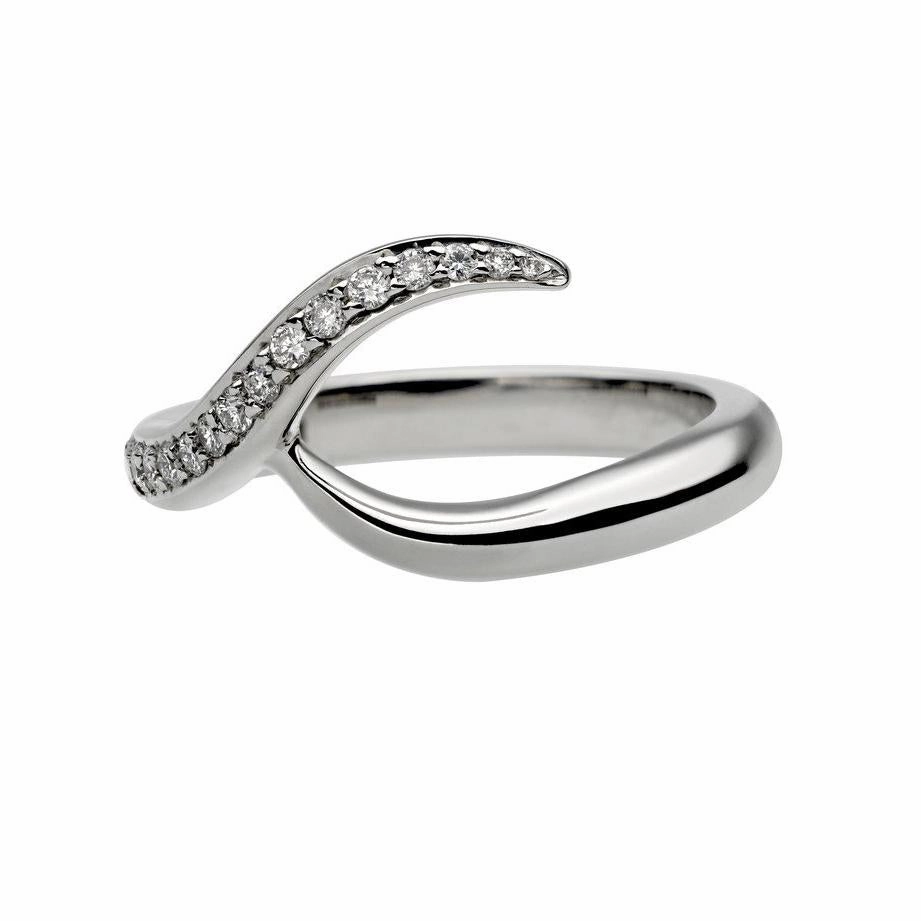 Shaun Leane 18ct White Gold Inward Interlocking Ring Set
