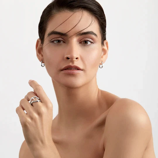 Shaun Leane Blackthorn Sterling Silver Mini Hoop Earrings