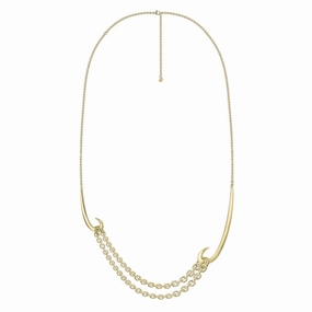 Shaun Leane Hook 18ct Yellow Gold Plated Sterling Silver Multi Chain Necklace D