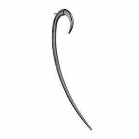 Shaun Leane Hook Sterling Silver Black Rhodium Single Size 4 Earring