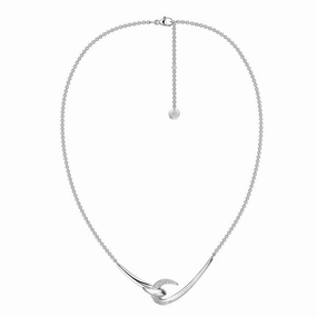 Shaun Leane Hook Sterling Silver Diamond Necklace