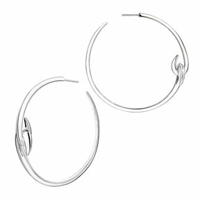 Shaun Leane Hook Sterling Silver Large Hoop Earrings