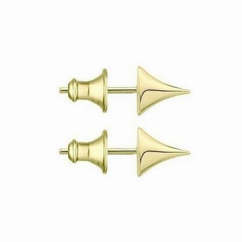 Shaun Leane Rose Thorn 18ct Yellow Gold Plated Sterling Silver Small Stud Earrings