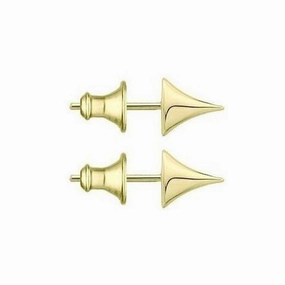Shaun Leane Rose Thorn 18ct Yellow Gold Plated Sterling Silver Small Stud Earrings