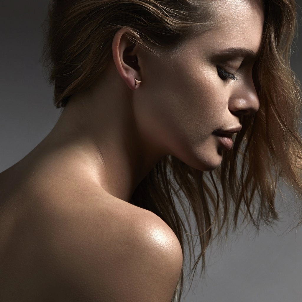 Shaun Leane Rose Thorn Single 18ct Rose Gold Plated Vermeil Silver Small Stud Earring D